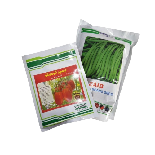 Ali Akbar Bumper Tomato seeds display for Pakistan farmers